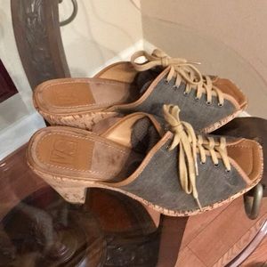 Sandals jeans material